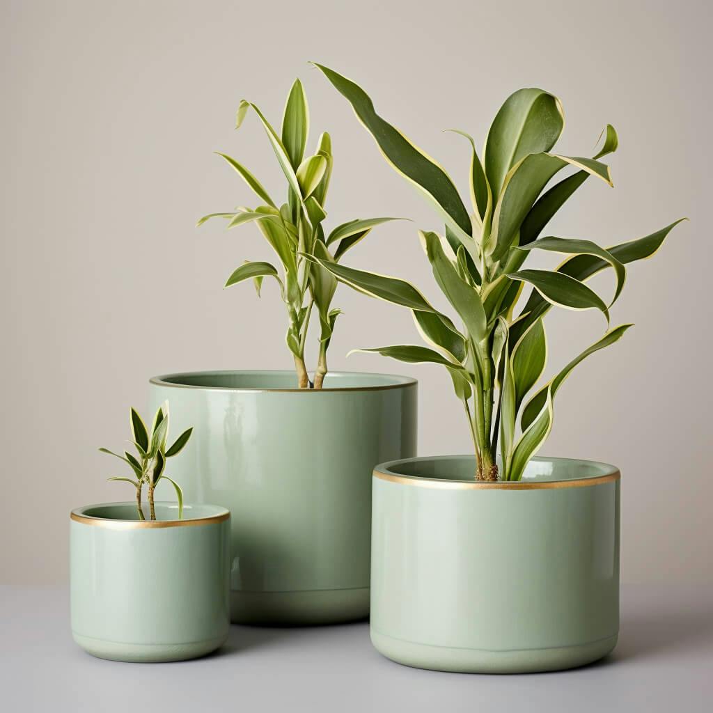 Pastel Pot - green,  small